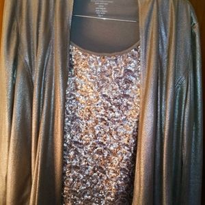 Chico's two-piece tank top and jacket